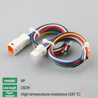 5/20/100set JST 02t/02r/03t/03r Waterproof Connector 2p/3p/4p/6p/8p Plug Socket With Cable 20awg/0.5m ² Wire Harness JWPF Series