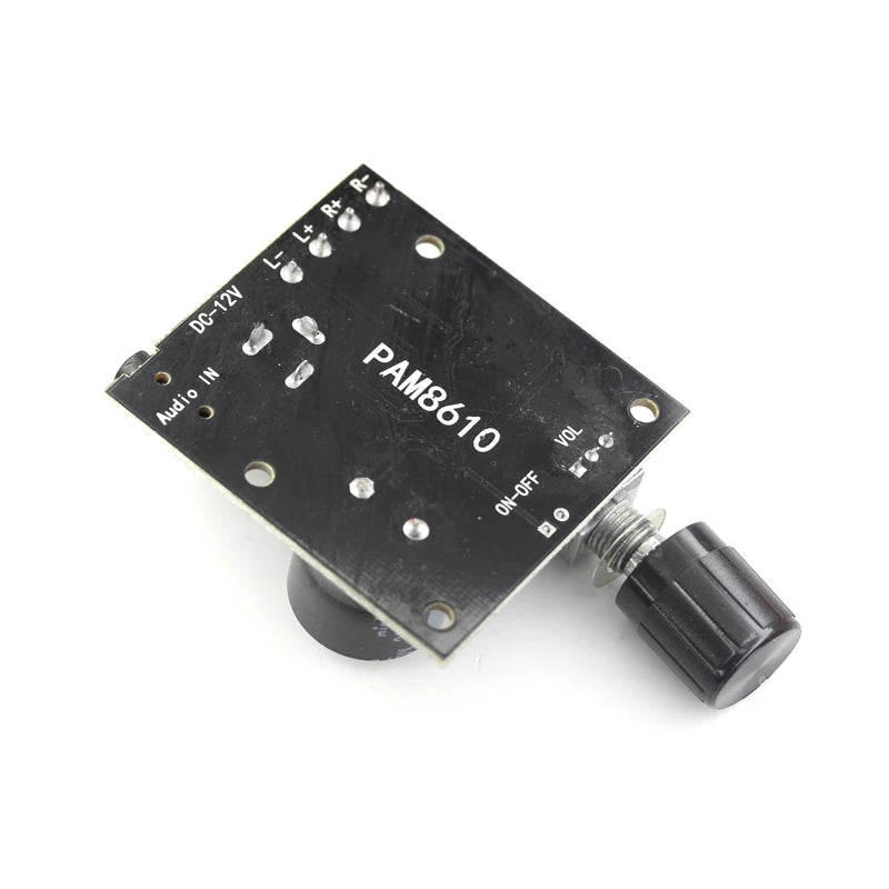 PAM8610 dual channel 12V high definition power amplifier board pure digital power amplifier 15W*2 high power amplifier module