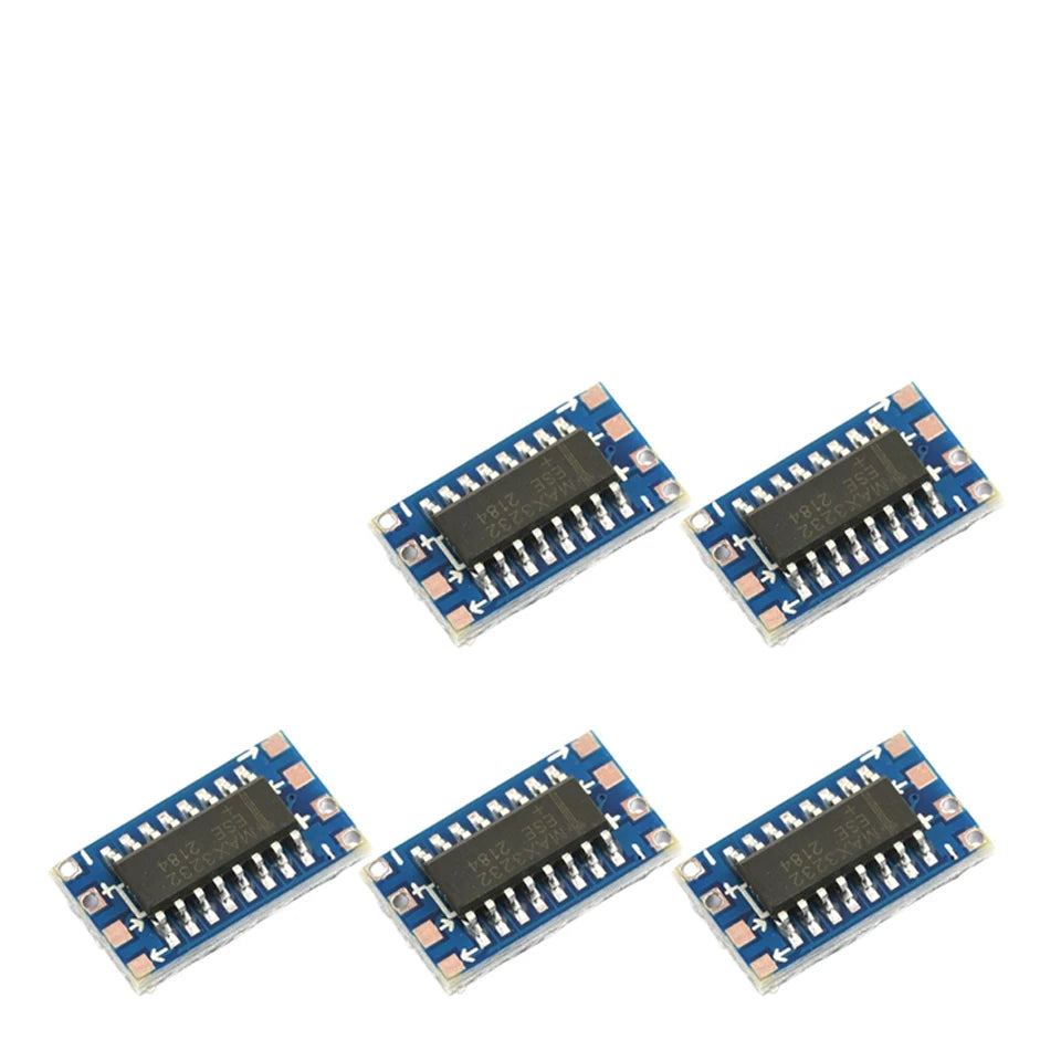 1-100PCS MAX3232 RS232 to TTL Converter Module – 3.3V/5V Compatible, Mini Serial Level Shifter for Arduino