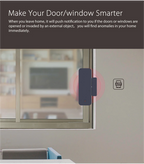 Tuya Wifi Door Sensor Window Entry Sensor Security Burglar Magnetic Sensor Alarm Smart Life Work With Alexa Google Home