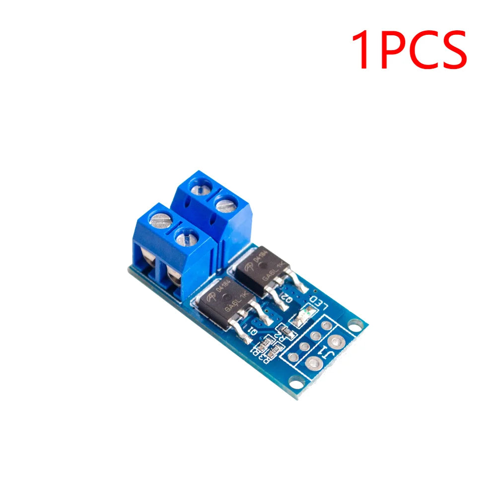 10-1pc 15A 400W MOSFET Trigger Switch Drive Module PWM Regulator Panel DC 5V-36V Electronic Switch Control Board for arduino