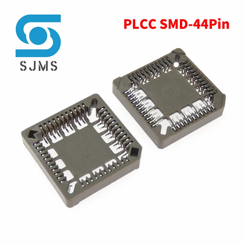 5Pcs PLCC IC Socket PLCC20 PLCC28 PLCC32 PLCC44 PLCC52 PLCC68 PLCC84 SMD DIP PLCC Socket Adapter In Stock 20 28 32 44 68 84 Pin