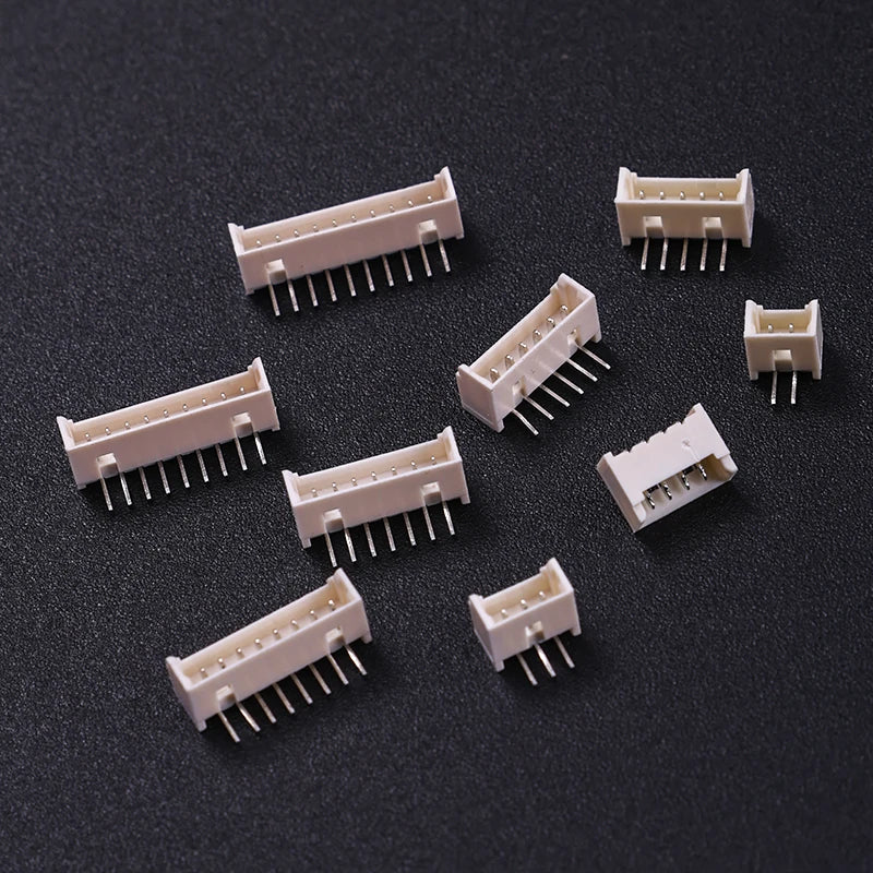 20PCS  1.25 1.25mm with lock Connector Socket Pin Header Vertical Horizontal JST Housing terminal  2P 3P 4P 5P 6P 7P 8P 9P 10PIN