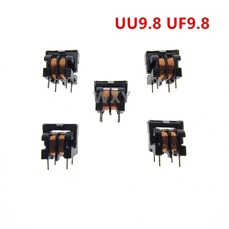 UU9.8 UF9.8 Common Mode Choke Inductor 5mH 10mH 20mH 30mH 40mH 50mH For Filter Inductance Pitch 7*8mm Copper Wire