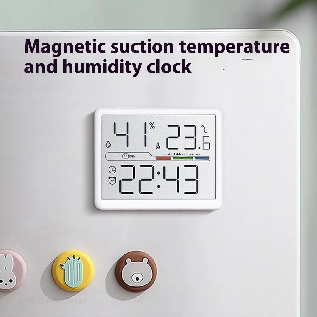 Youpin Electronic Thermometer Hygrometer Weather Station High Precision with Table Clock Function Mini Thermometer Sensor Gauge