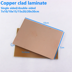 FR4 PCB 7x10 10x15 15x20 20x30 cm 7*10 10*15 15*20 20*30 Single Side Copper Clad plate DIY PCB Kit Laminate Circuit Board