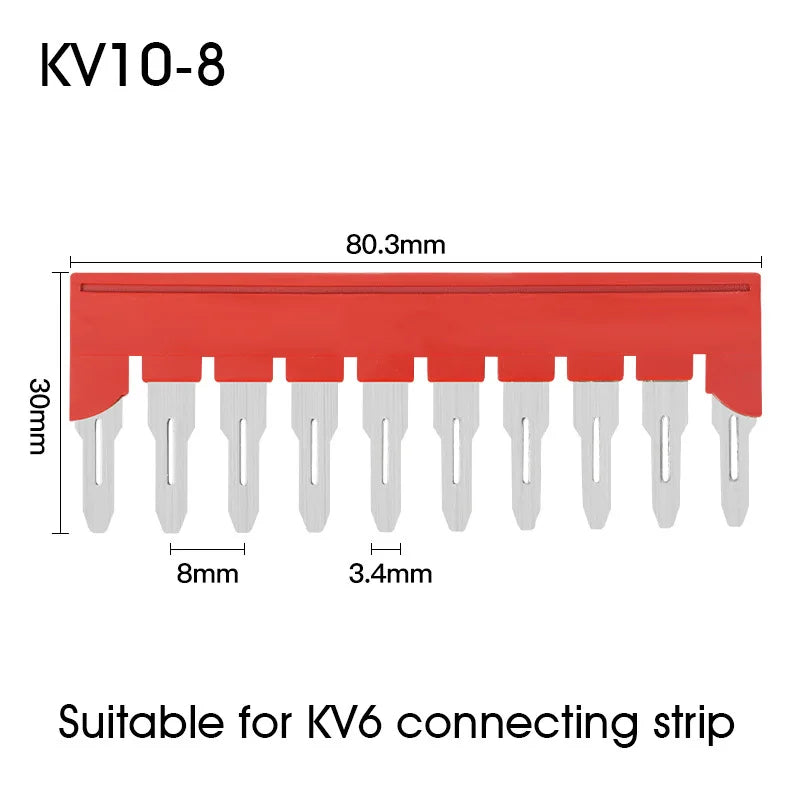 KV2.5 Direct Insertion Quick Terminal Block Rail Type Wire Connector Instead Of UK/ST/PT/SAK Docking For Parallel Connection