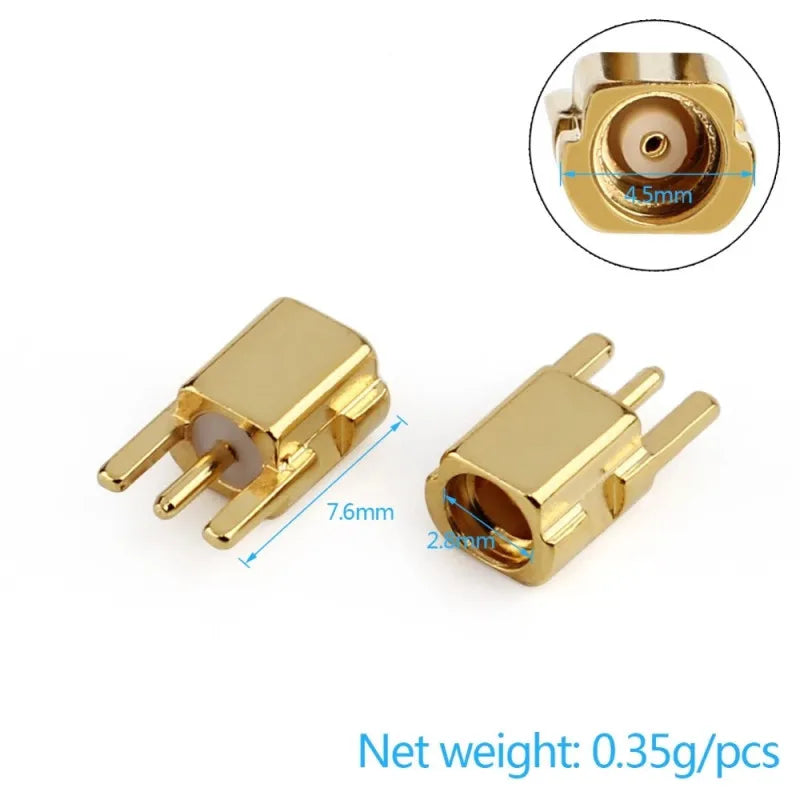 DIY MMCX Connector Shure Beryllium Copper Earphone Pin MMCX Female Plug Audio Jack Adapter For SE535 SE425 SE315 SE215 Headphone