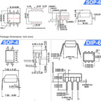 Optocoupler 4N25 4N35 HCPL3120 PS2501 PS2561 TLP521 TLP621 TLP627 PC814A PC817B PC817C 817 DIP SOP Photovoltaic Opto Isolator