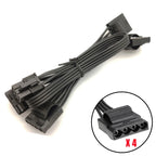 Modular Power Cable for ASUS ROG THOR/STRIX/TUF 750W 850W 1000W 1200W, 1600W PSUs, PCIe 8Pin, CPU 4+4Pin, SATA, Molex IDE, 24Pin