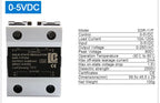 LCTC SSR 0-10V 4-20MA 0-5V Power Voltage Regulator Relay 10A 25A 40A DA AA DD VA Single Phase Solid State Relay With Heat Sink
