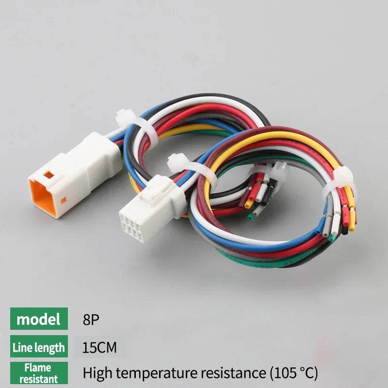 5/20/100sets Waterproof JST JWPF Connector 2p/3p/4p/6p/8p Plug Socket 20awg/0.5m ² Wire Harness 02t/02r/03t/03r With 15CM Wire