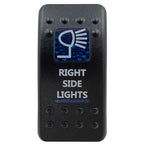 Blue Led Rocker Switch Button 5Pins&7Pins ON OFF ON For Car Marine Boat NARVA ARB Style interior Lights parts Camper Accessories