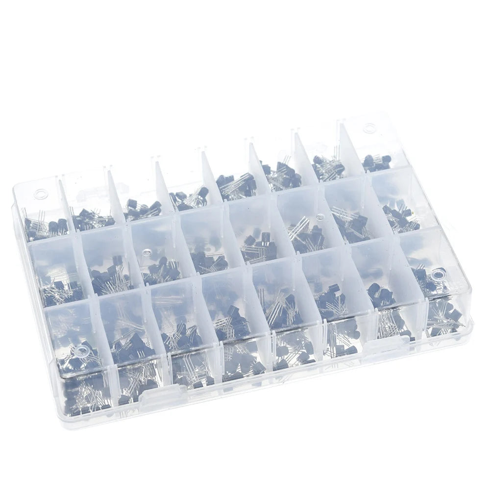 1BOX=840pcs 24Values TZT 2N5401 BC517 BC557 BC547 BC558 BC327 BC337 2N2222 2N5551 S9015 S9012 3904 3906 C945 C1815 S8550 A1015