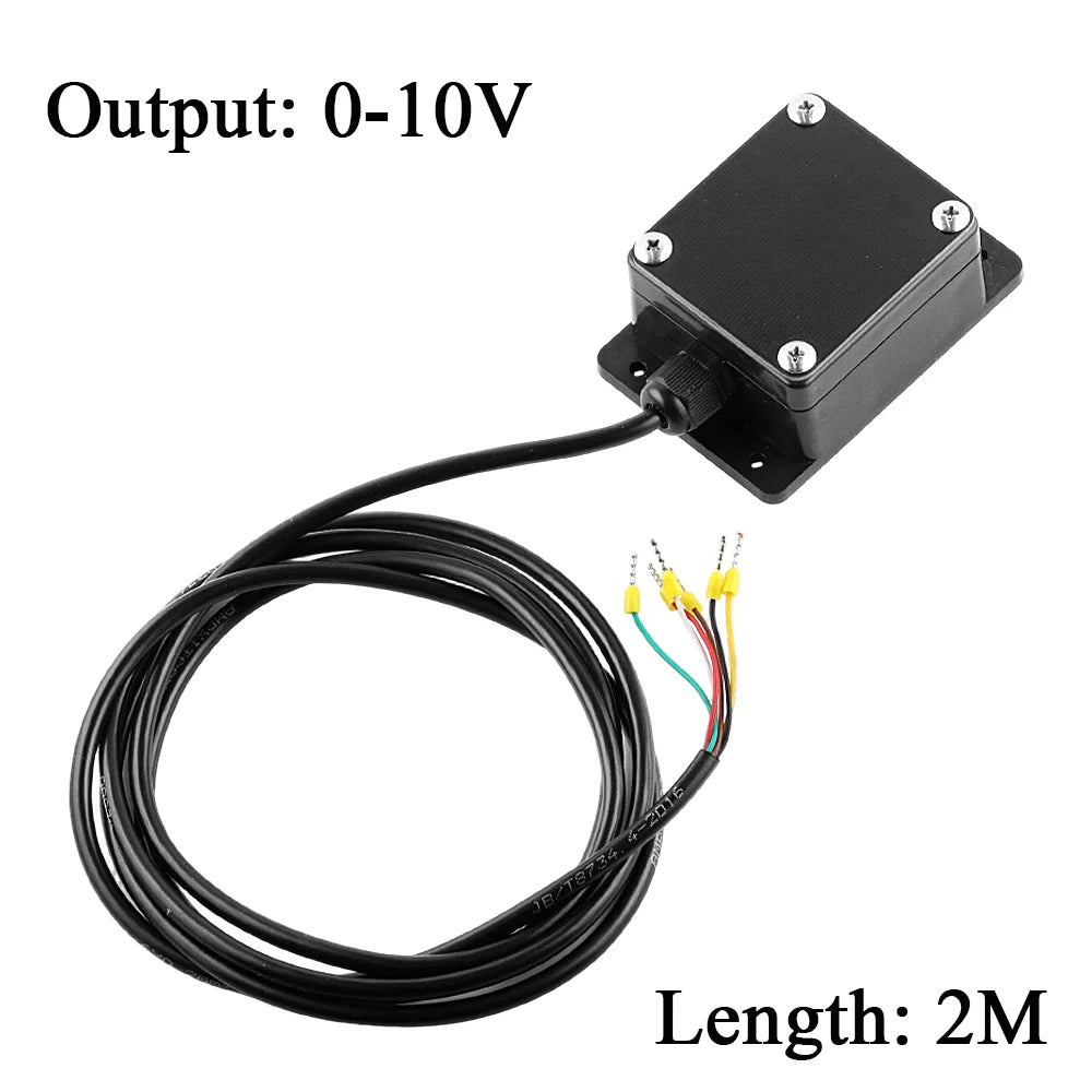 Capacitive Rain Snow Sensor Module with Heating IP67 Modbus-RTU RS485 4-20mA 0-10V Relay Weather Monitoring Transmitter DC12-24V