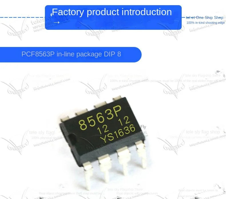 2PCS 8-Bit Analog-to-Digital/Digital-to-Analog Converter with PCF8563P PCF8591P PCF8574T Clock Timing Chip