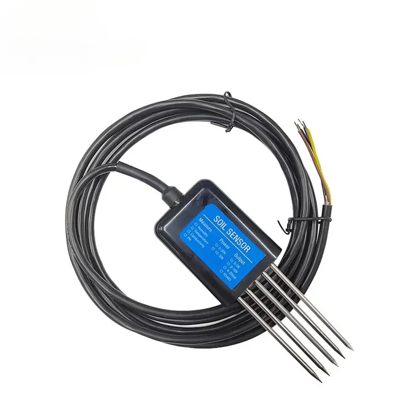 High Precision Agriculture Soil Sensor Moisture Temperature Humidity EC PH NPK with Optional 4-20mA 0-5V RS485 Output