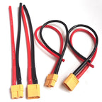XT60 Male Female Connector Plug Set with Silicone Insulation 12AWG/14AWG Battery Extension Cable for RC Lipo Batteries And Drone
