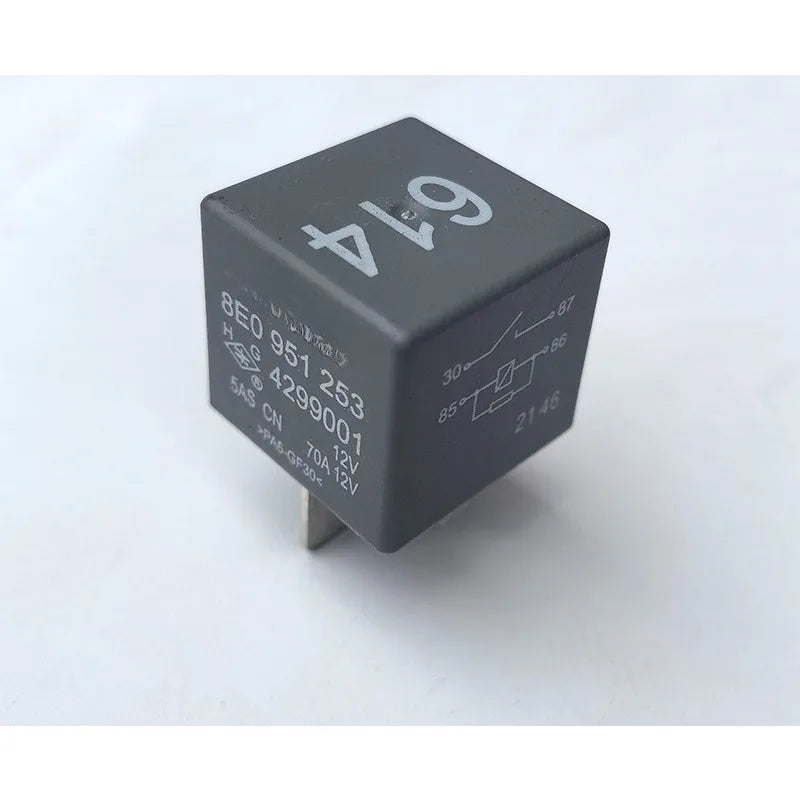 Genuine 8E0 951 253 8E0951253 No. 614 Parking Warm Air Fuel Pump Relay for Audi A4 A6L