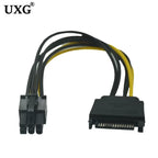 IDE Molex 4 Pin to SATA 2 Serial HDD Power Adapter Cable Hard Drive Connector Male to Female Molex SATA Extension Cord