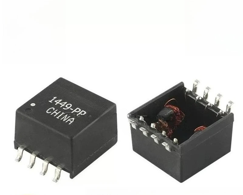 SMD Common Mode Inductor 100uH 0.5A 4 Wire Dual Winding EMI Filter Choke Coil compatible with PE-67540NLT