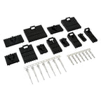 10Set(20PCS) MX2.54 Dupont Connector Housing With Lock Buckle 2.54mm Pitch Single Row 2P/3P/4P/5P/6P/7P/8P/10P/12P Docking Shell