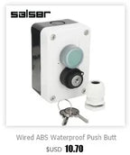 Reset Momentary Waterproof 3 Position Spring Return Push Button Switch Control Station Box Up Down Arrow Stop