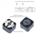 100PCS SMD Power Inductor CDRH127 CD127 1mH 2.2uH 3.3uH 4.7uH 6.8uH 10uH 15uH 22uH 33uH 47uH 68uH 100uH 101 UH Chip Inductor
