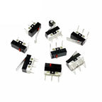20/100/1000Pcs 3Pin Micro Limit Switch SPDT Momentary Push Button Switch 1A/125V Mouse Switch with Handle Roller