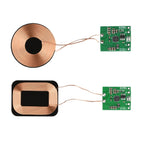 Small Coil Wireless Charging Receiver Module PCBA Built-In 3.7V Lithium Battery Modification Program For DIY Electronic Devices