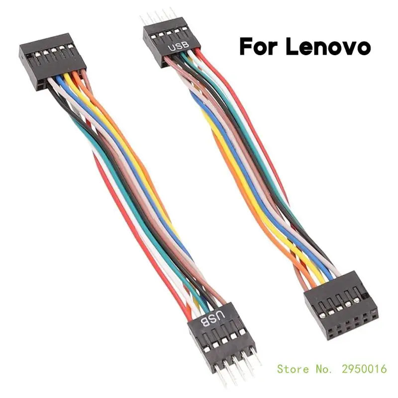 Computer Motherboard Adapter Cable 11Pin USB to 9Pin Mainboard to Ordinary Chassis Adapter Cable 11-Hole to 9-Pin