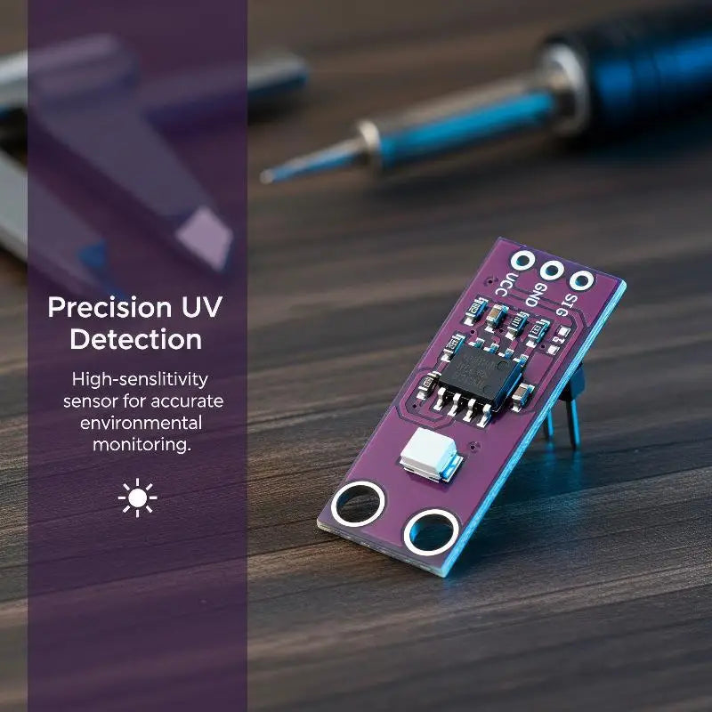 UV Detection Sensor Module Stable Signal Output High Sensitivity 1/3/5Pcs for School Physics Experiment Teaching
