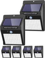 Outdoor Solar Motion Lights - 3 Modes/100LED Wireless, IP65 Waterproof Solar Security Lights with Motion Sensor for Front Door,