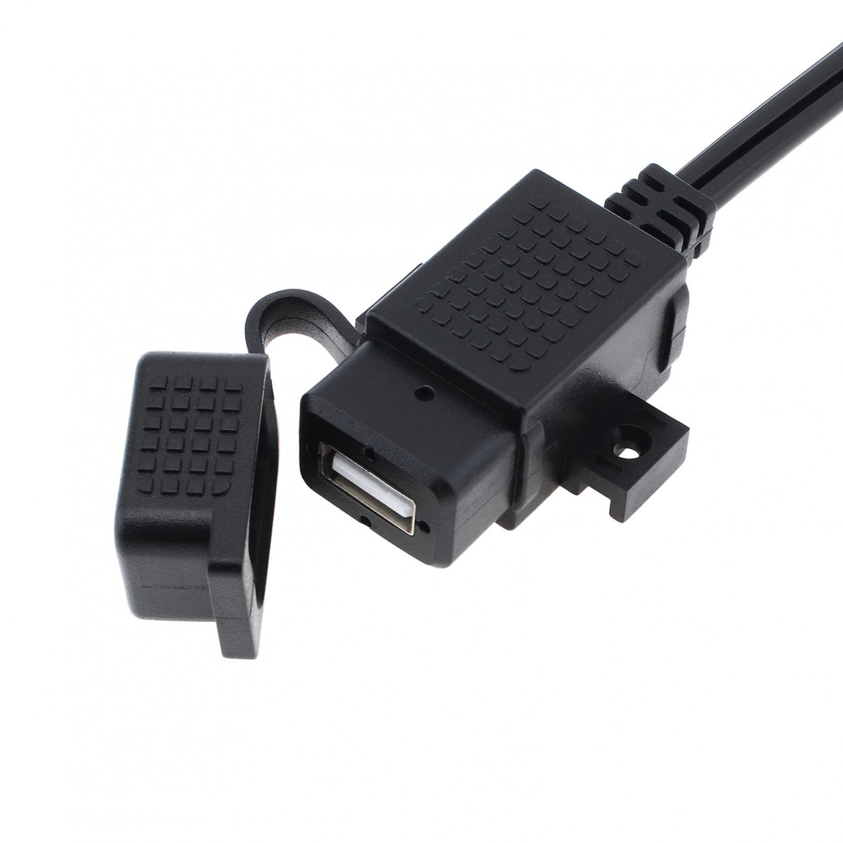 12V Waterproof Motorcycle SAE to USB Phone GPS MP4 Charger Cable Adapter Motorbikes Inline Fuse Power Supply