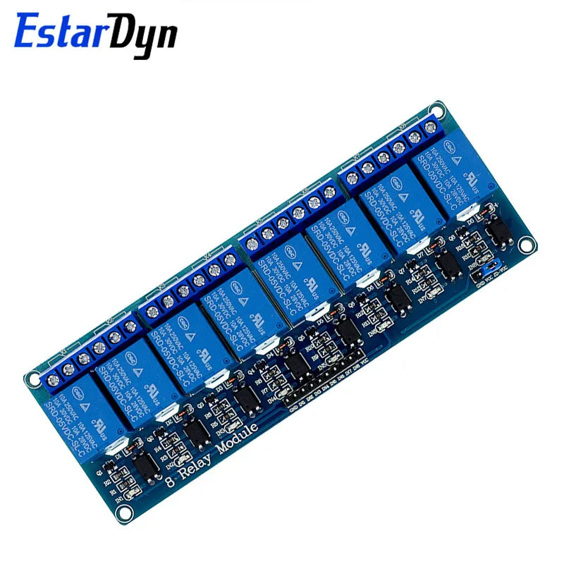 Estardyn 5V 1 2 4 8 Channel Relay Module With Optocoupler. Relay Output 1 2 4 8 Way Relay Module  In Stock  For