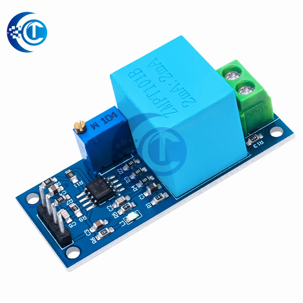 Active Single Phase Voltage Transformer Module AC Output Voltage Sensor for Arduino Mega ZMPT101B 2mA