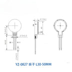 10PCS DC3-5V Micro DC Vibration Motor 0820/0827/0830/0834/1027/1030/1034 for Phone Coin Flat Motor