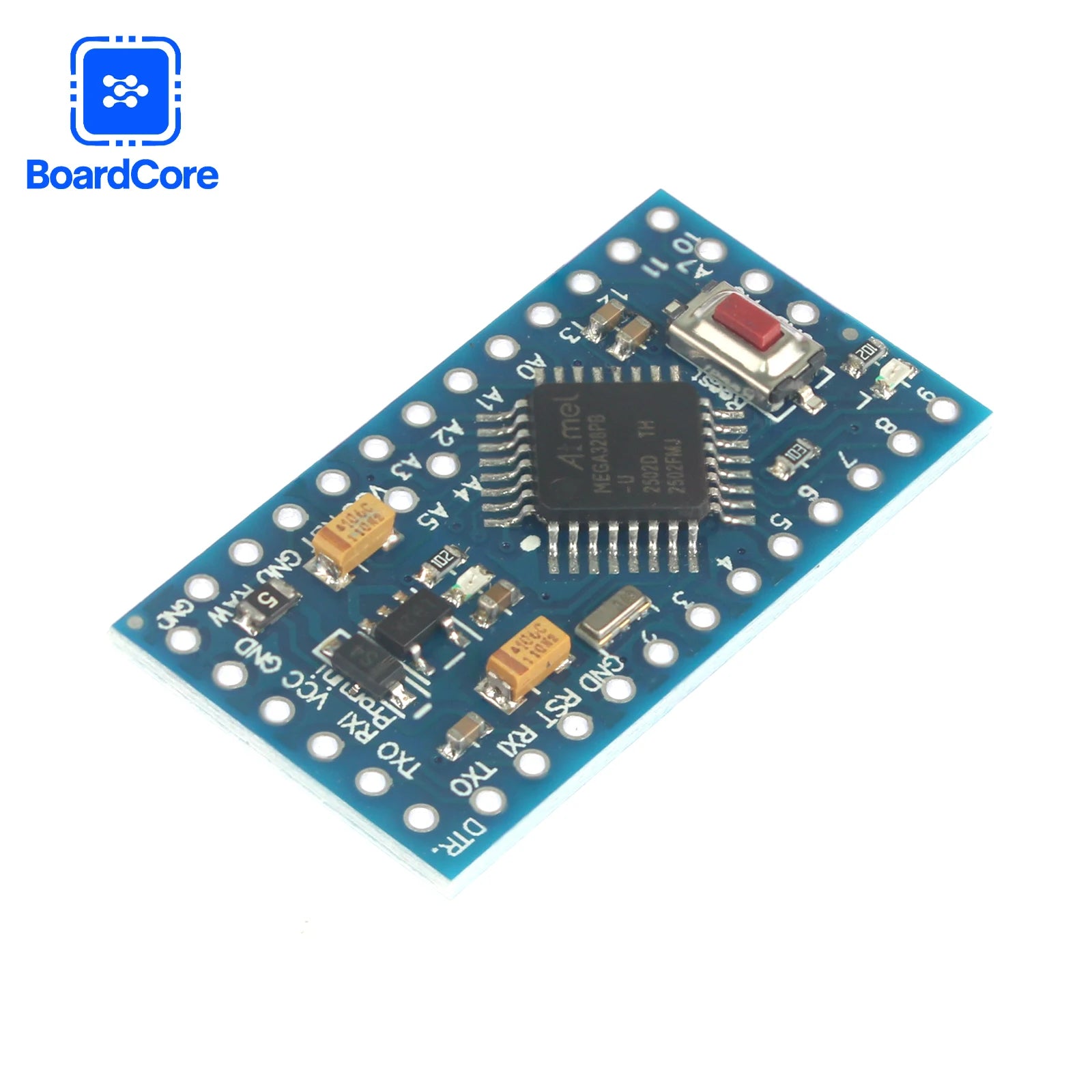 Pro Mini Atmega328P 3.3V 8MHz/5V 16Mhz Interactive Media Development Board Compatible CP2102 Microcontroller for Arduino