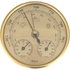 High Quality Precision Aneroid 128mm 3in1 Barometer With Thermometer and Hygrometer Humidity Tester Meter Outdoor Fishing Tool