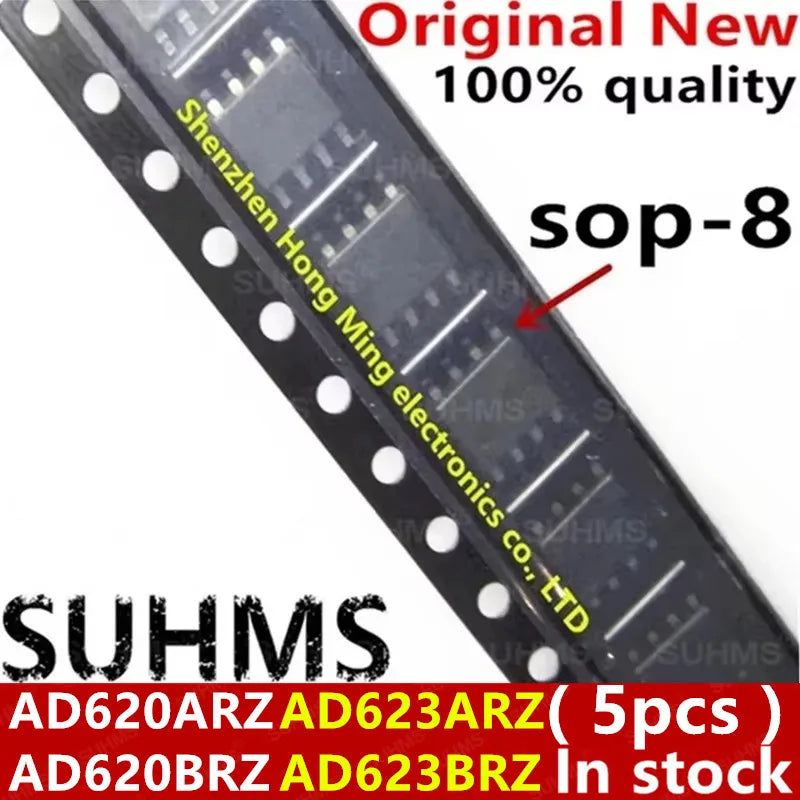 (5piece)100% New AD620A AD620B AD623A AD623B AD620ARZ AD620BRZ AD623ARZ AD623BRZ sop-8