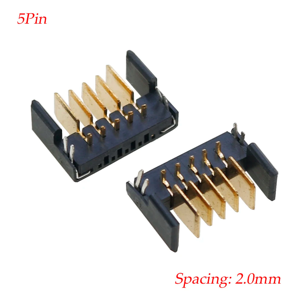 1PCS 4/5/6/7/8/9/10Pin Laptop Battery Connector Pitch 2.0mm Holder Clip Slot Contact Male and Female Plug