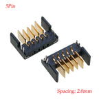 1PCS 4/5/6/7/8/9/10Pin Laptop Battery Connector Pitch 2.0mm Holder Clip Slot Contact Male and Female Plug