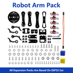 ACEBOTT Robot Toy Starter Kit for Arduino Project with ESP32 and Code Learning Develop Skill Full Version Smart Car Kit