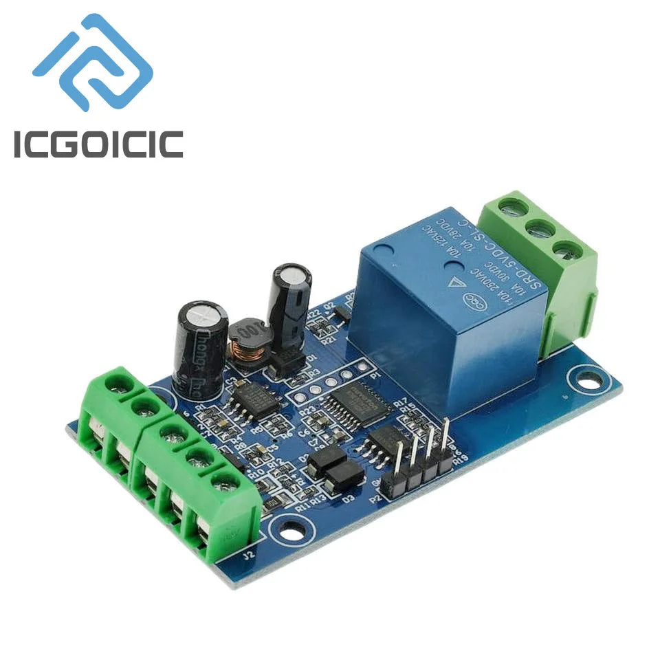 1-Channel RS485/TTL Relay Module – Isolated Output, 7-24V DC, Anti-Reverse Protection for Modbus RTU & PLC Systems