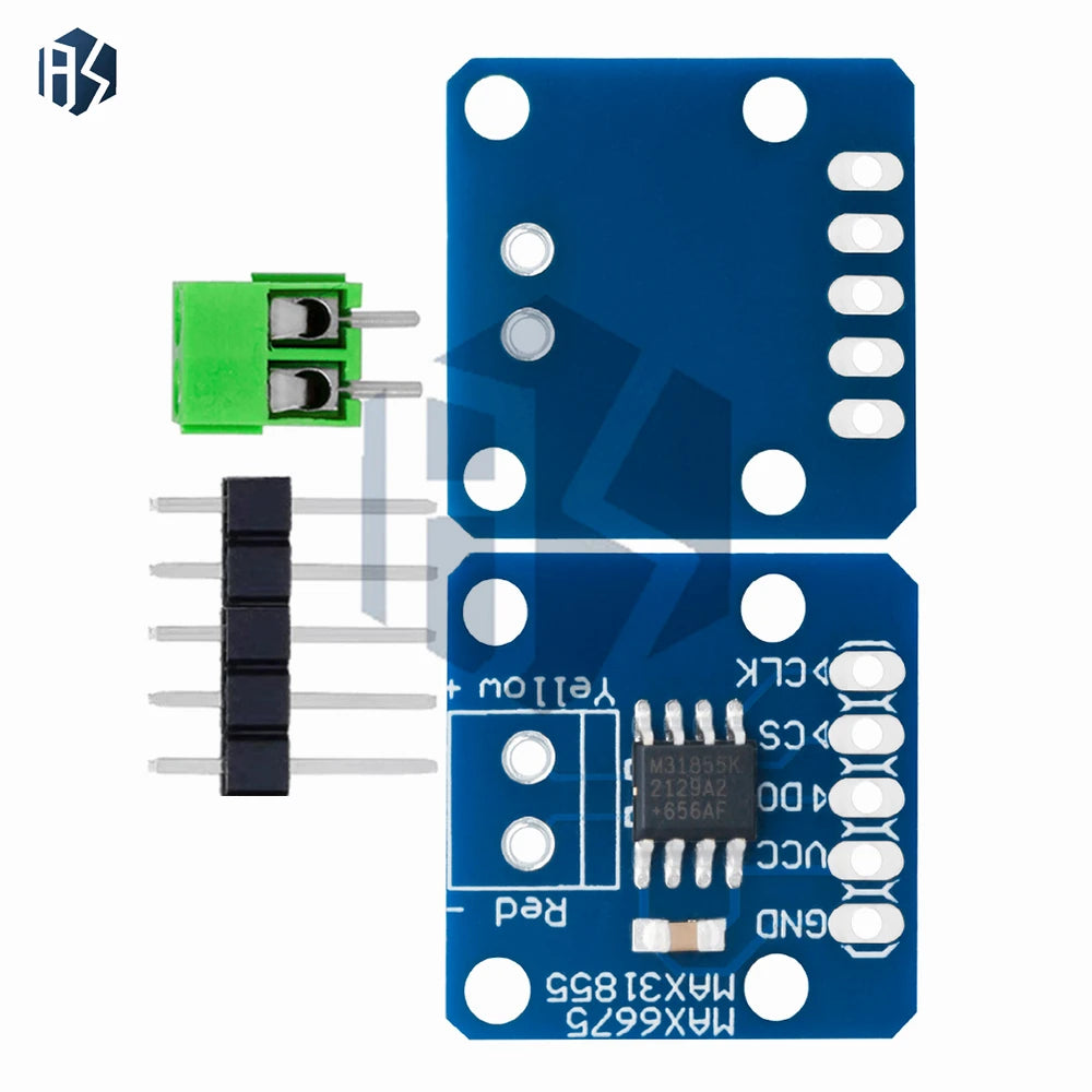 MAX31855 max6675 K-Type Thermocouple Board: 3V-5V Temperature Sensing Breakout Module for Arduino-Compatible