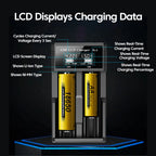 USB LCD Battery Smart Charger 1/2/4 Slots Dual For 18650 3.7V Rechargeable Lithium Battery For 1.2V NI-MH AA / AAA Battery