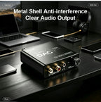 192KHz/24Bit DAC Digital to Analog Audio Converter Digital SPDIF Optical Toslink Coaxial to Analog Stereo L/R RCA and 3.5mm Jack