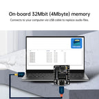 CX1000AM Serial Port Control MP3 Voice Playback Module 32Mbits Microcontroller WAV Voice Broadcast Custom Audio Module
