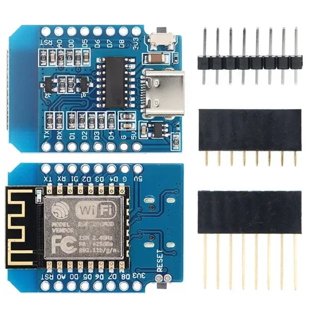 10pcs WeMos D1 Mini Pro V3.0 NodeMcu 4MB/16MB Bytes Lua WIFI Internet of Things Development Board Based ESP8266 CH340G Nodemcu V