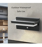 Solar Power Wall Lamp IPX5 Waterproof Garden Lights Motion Sensor  Energy Saving Light for Exterior Spot Porch Yard Lighting